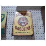 METAL GILMORE GASOLINE ADV SIGN