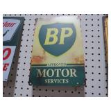 METAL BP MOTOR SERVICES ADV SIGN