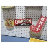 (3) WOOD SMALL ADV SIGNS