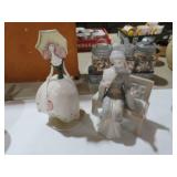 (2) VINTAGE CERAMIC FIGURINES