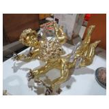PAIR OF CHERUB DECOR PIECES