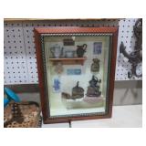 SHADOW BOX FRAMED KITCHEN SCENE