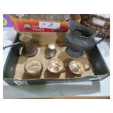 COLLECTION OF SILVERPLATE ITEMS AND CREAMER