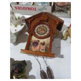 PUG DOG COOKOO CLOCK