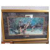 FRAMED THE SINKS TOWNSEND PRINT ARTIST SINGED