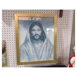 GOLD FRAMED JESUS PRINT