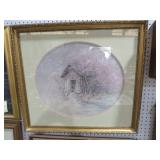 FRAMED PLUM THICKET PRINT BY BEN HAMPTON 1983