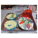 COLLECTION OF FISH DISHES COMPOTE MISC