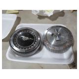 (2) VINTAGE FORD MUSTANG GAS CAPS