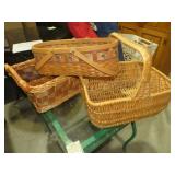 (3) NICE WOVEN BASKETS