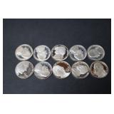 (10) MISC DATE PROOF JEFFERSON NICKELS