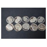 (10) MISC DATE PROOF JEFFERSON NICKELS
