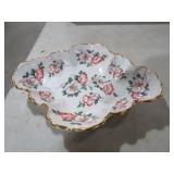 OLD FOLEY WILD ROSE GOLD TRIMMED BOWL