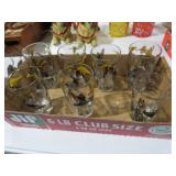 COLLECTION OF VINTAGE PHEASENT GLASSES