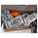 COLLECTION OF LICENSE PLATES
