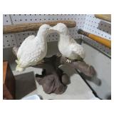 VINTAGE CONCRETE DOVES