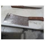 15IN DEXTER VINTAGE MEAT CLEVER (HEAVY)