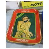 VINTAGE METAL COCA COLA  ADV TRAY