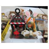 COLLECTION OF HANDMADE BASKETS AND LANTERNS