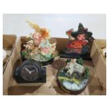 COLLECTION OF CLOCK DECOR AND MISC