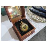 PUG ENGRAVED POCKET WATCH