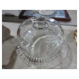 VINTAGE CAKE PLATTER AND DOME