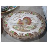 VINTAGE MARUSO JAPAN TURKEY PLATTER
