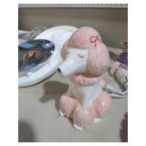 NEAT PINK AND WHITE POODLE LIGHT