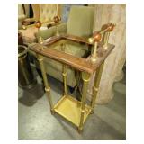 NICE WOOD & METAL UMBRELLA STAND
