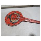 1950S HALLOWEEN WITCH METAL PADDLE