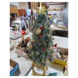 BATTERY OPERATED LIGHTED CHRISTMAS TREE