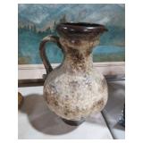 BEAUTIFUL GLAZED POTTERY PITCHER