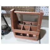 WOOD DRINK CARRIER WITH OPENER