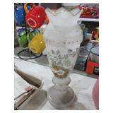 VINTAGE EMBOSSED AND PAINTED VASE