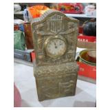 VINTAGE HARMONY SOLID BRASS CLOCK