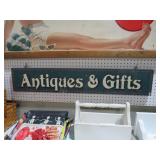 WOOD ANTIQUES AND GIFT ADV SIGN