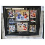 FRAMED PEYTON MANNING WITH COA