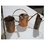 COLLECTION OF BRASS AND COPPER BUCKETS