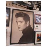 FRAMED ELVIS PRESLEY PRINT