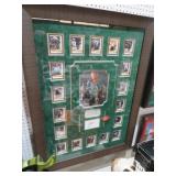 FRAMED JACK NICKLESON PICTURE AND CARDS WITH COA
