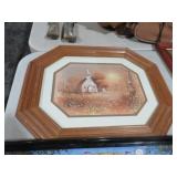 FRAMED LITTLE WHITE CHRUCH PRINT