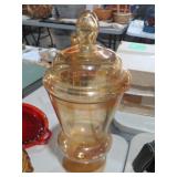 AMBER APOTHACARY JAR