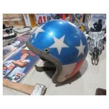 VTG EVEL KNIEVEL STARS AND STRIPE MOTO HELMET