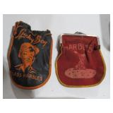 (2) VINTAGE MARBLE CARRYING POUCHES