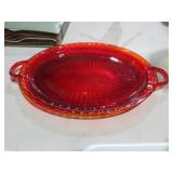 AMBERING VINTAGE SERVING PLATTER