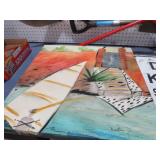 ABSTRACT ART ON CANVAS