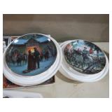 (2) CIVIL WAR DANBURRY MINT COLLECTORS PLATES