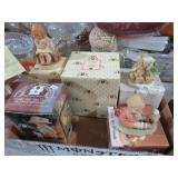 VTG ENESCO AND CHERISHED TEDDY FIGURINES