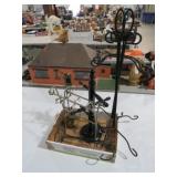 METAL AND WOOD DISPLAY STAND COLLECTION