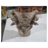 CHERUB ANGEL POTTERY VASE